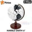 3D Puzzle Globe 6" MARBLE EARTH on stand 240pc Educational  PINTOO Puzzles A3487