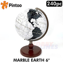 Load image into Gallery viewer, 3D Puzzle Globe 6&quot; MARBLE EARTH on stand 240pc Educational  PINTOO Puzzles A3487
