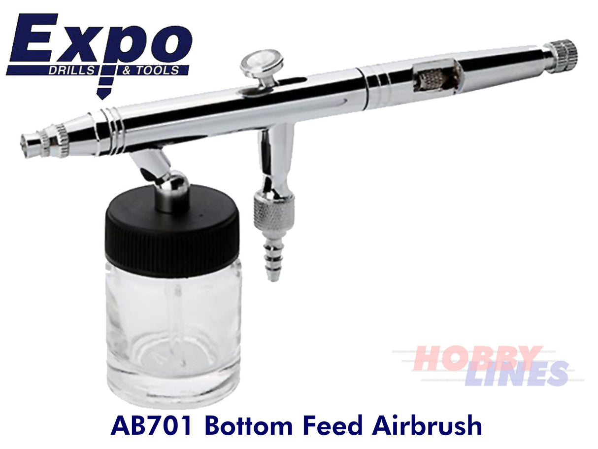Airbrush Bottom Feed AB701 Paint Spray 0.5mm - 40mm EXPO TOOLS