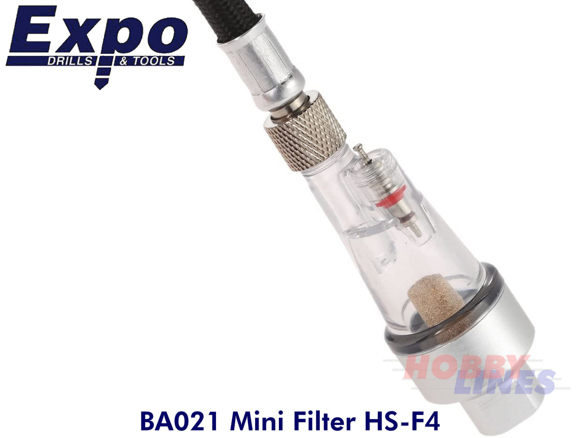 Airbrush Mini Air Filter HS-F4 in-line Moisture/Water trap Expo / Badger BA021