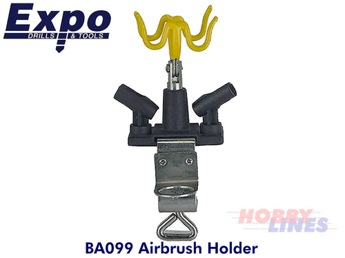 AIRBRUSH HOLDER & clamp Holds up to 4 airbrushes Expo Tools BA099