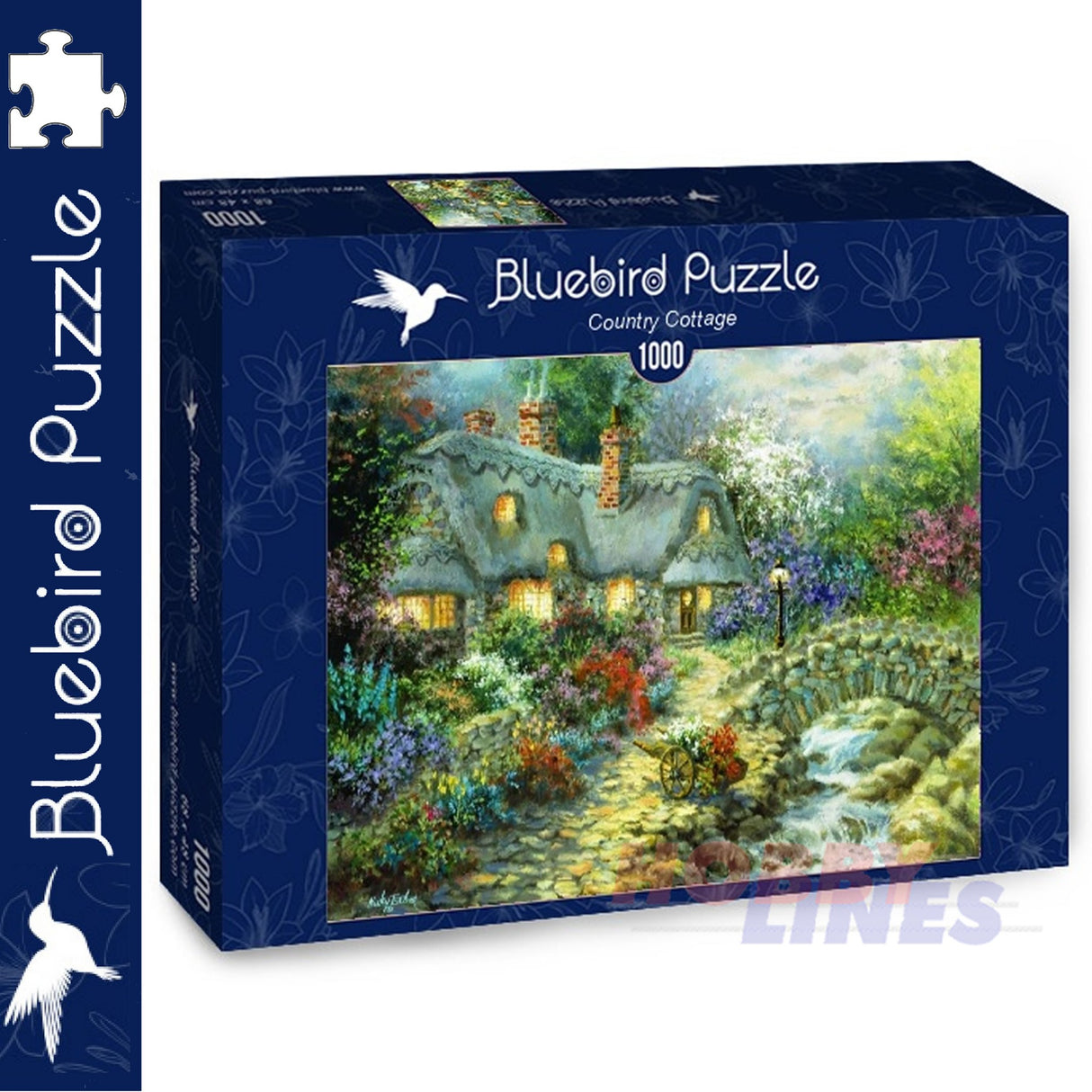 Bluebird COUNTRY COTTAGE Nicky Boehme 1000pc Jigsaw Puzzle 70064