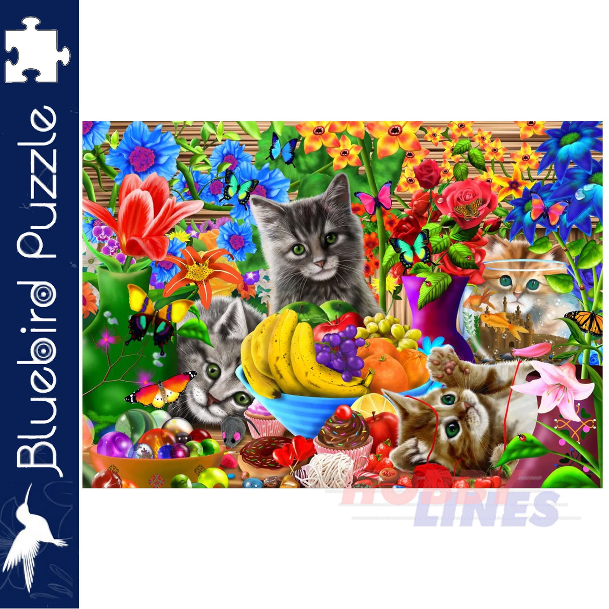 Bluebird  KITTEN FUN Gerald Newton 1000pc Jigsaw Puzzle 70183