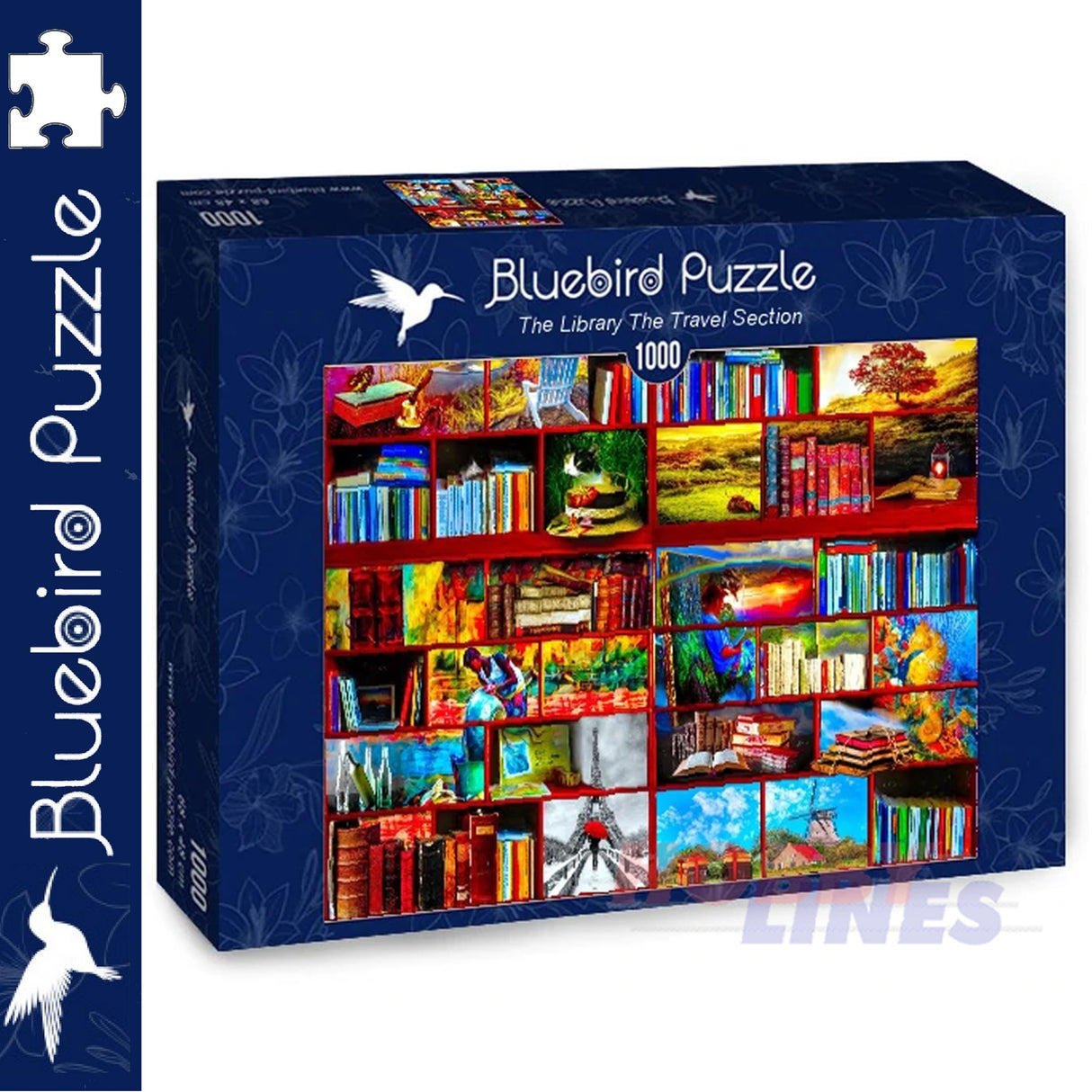 Bluebird THE LIBRARY THE TRAVEL SECTION 1000pc Jigsaw Puzzle 70212