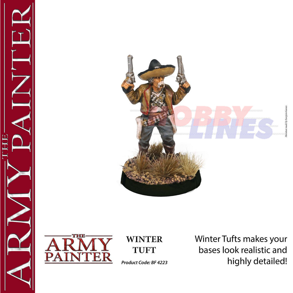 WINTER TUFT 77 tufts Diorama Battlefield Basing material Army Painter BF4223P