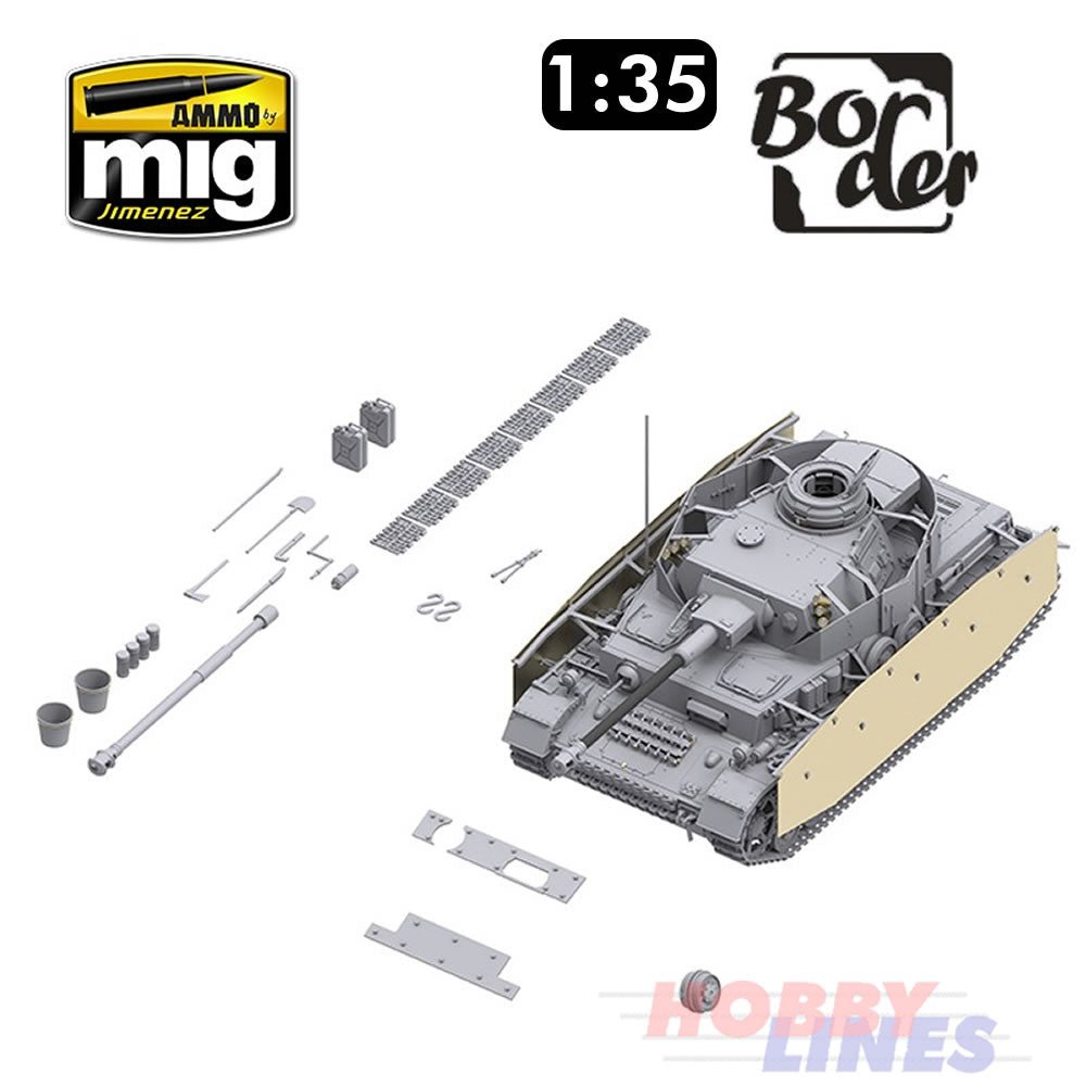 Pz.kpfw. IV Ausf. G Mid/Late - 2 in 1 Tank 1:35 model kit AMMO by Mig BT002