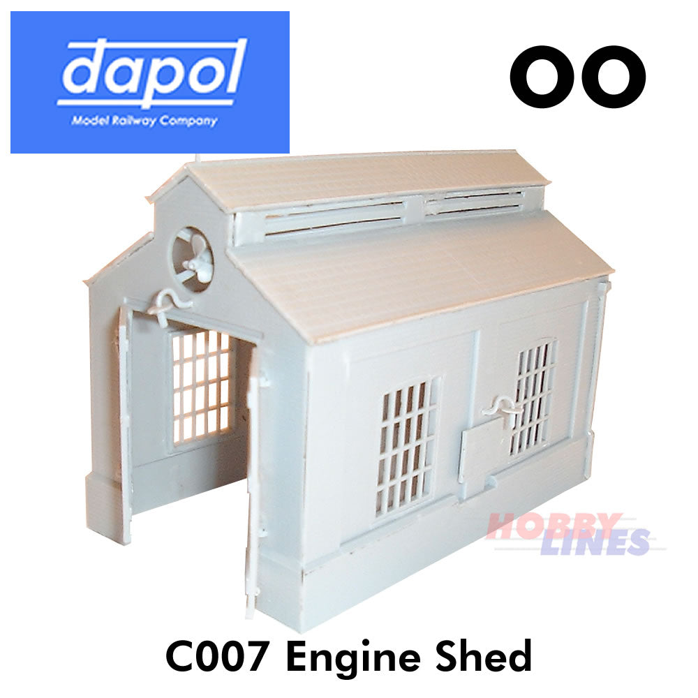 ENGINE SHED Model Railway KitMaster building Kit Dapol OO Gauge C007