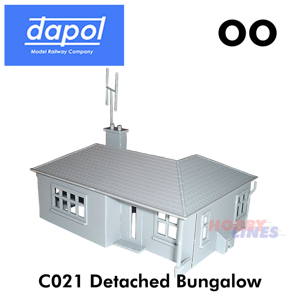 DETATCHED BUNGALOW Model Railway KitMaster building Kit Dapol OO Gauge C021