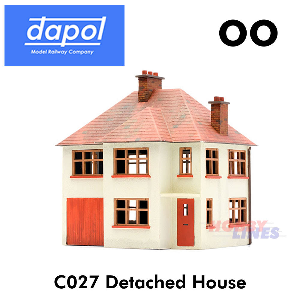 DETACHED HOUSE KitMaster Bulding Kit Model Railway Dapol OO Gauge C027