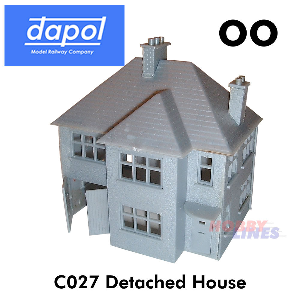 DETACHED HOUSE KitMaster Bulding Kit Model Railway Dapol OO Gauge C027