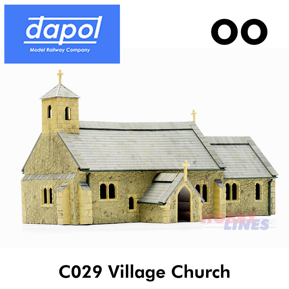 VILLAGE CHURCH Model Railway KitMaster building Kit Dapol OO Gauge C029