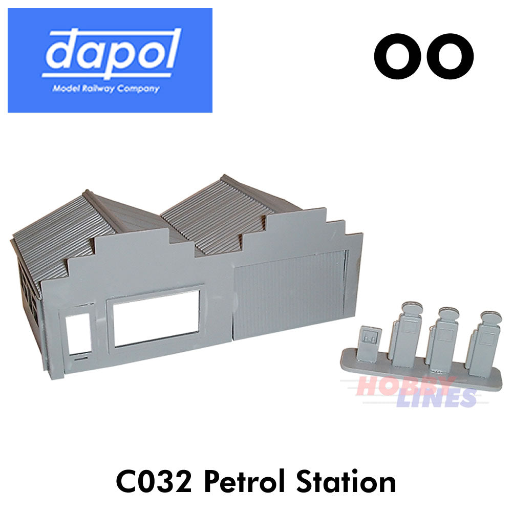 PETROL SERVICE STATION Model Railway KitMaster building Kit Dapol OO Gauge C032