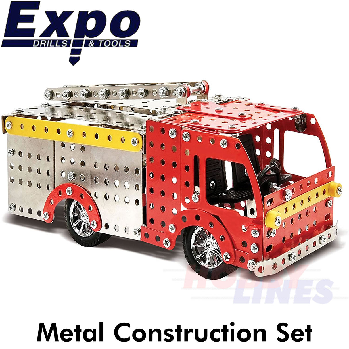 FIRE ENGINE Stainless Steel Construction Set 348 pieces Metal Kit CHP0012