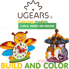 Load image into Gallery viewer, 3D Colouring Puzzle kits UGEARS Junior Wooden Models Full range Multi-Buy &amp; Save
