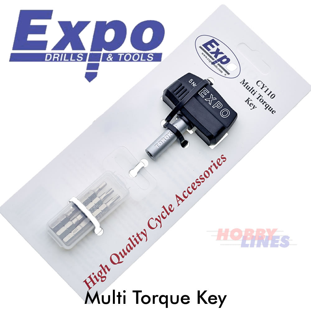 TORQUE WRENCH Tool Mini 5Nm 6pc Set Hex Torx Bike Cycle Accs Expo Tools CY110