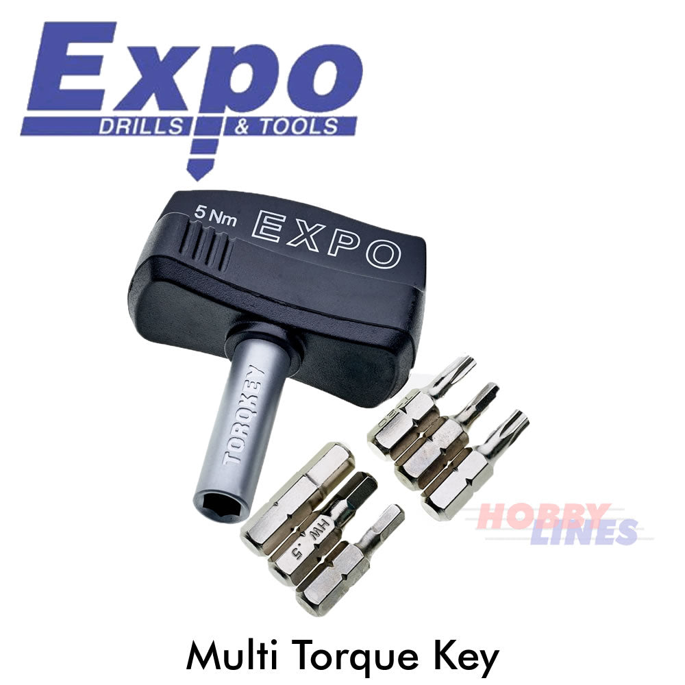 TORQUE WRENCH Tool Mini 5Nm 6pc Set Hex Torx Bike Cycle Accs Expo Tools CY110