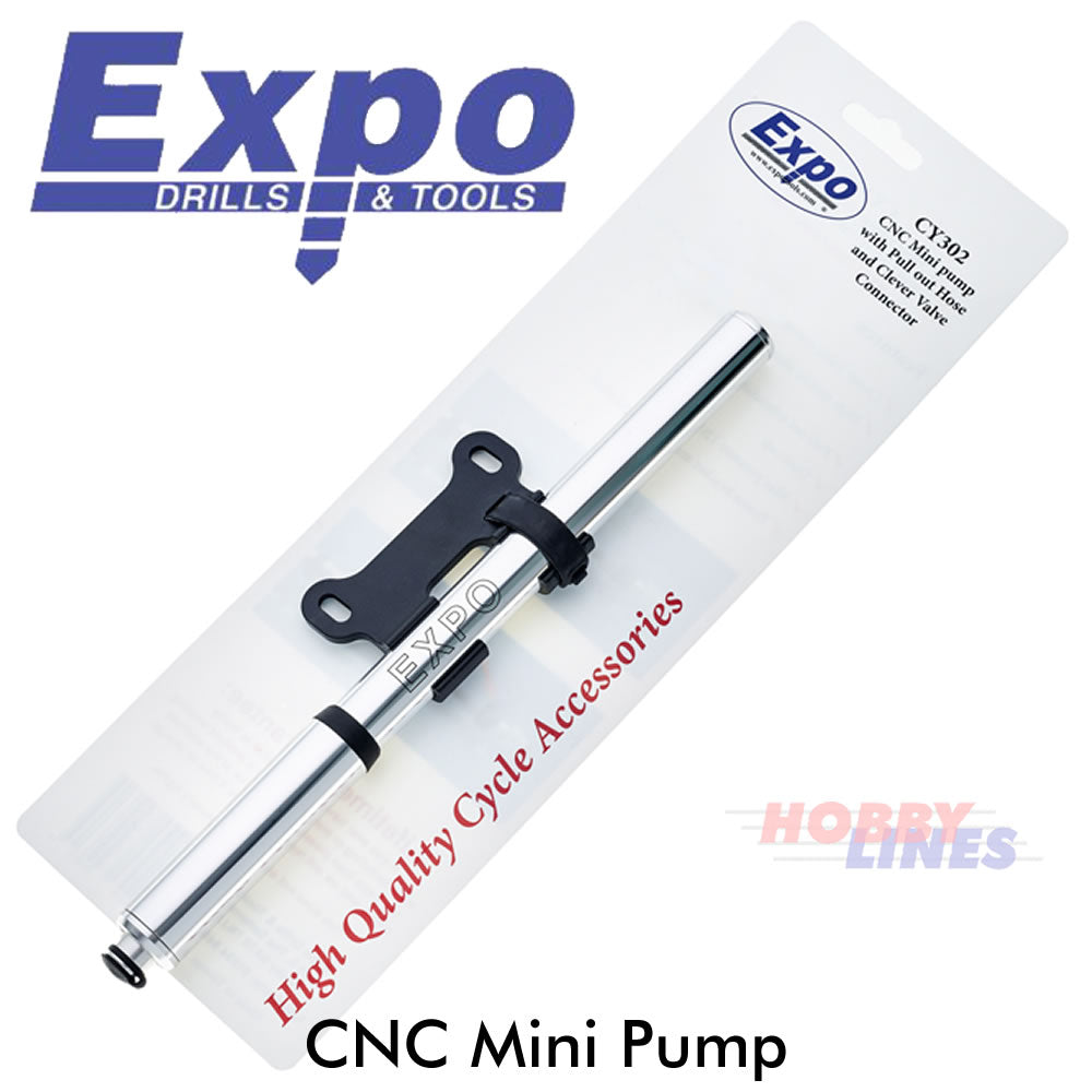 Bike PUMP Presta Schrader Aluminium CNC ROAD MINI Cycle Accs Expo Tools CY302