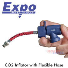Load image into Gallery viewer, Bike CO2 INFLATOR FLEXI HOSE Presta Schrader Cycle Accessories Expo Tools CY312
