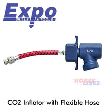 Load image into Gallery viewer, Bike CO2 INFLATOR FLEXI HOSE Presta Schrader Cycle Accessories Expo Tools CY312
