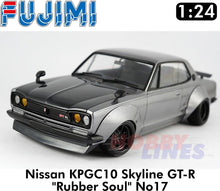 Load image into Gallery viewer, Nissan KPGC10 Skyline GT-R &quot;Rubber Soul&quot; No17 1:24 model kit Fujimi F038094
