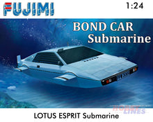Load image into Gallery viewer, James Bond 007 LOTUS ESPRIT Submarine car 1:24 scale model kit Fujimi F091921
