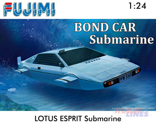 James Bond 007 LOTUS ESPRIT Submarine car 1:24 scale model kit Fujimi F091921