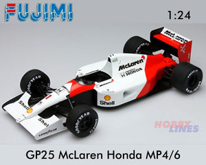 GP25 McLaren Honda MP4/6 F1 1991 Formula 1 Ayrton Senna 1:20 kit Fujimi F092133