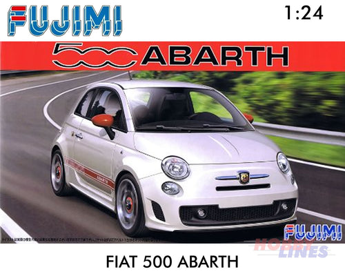 FIAT 500 Abarth 1:24 scale model kit Fujimi F123721