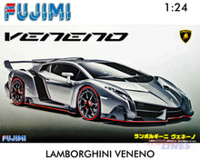 Load image into Gallery viewer, LAMBORGHINI Veneno supercar 1:24 scale model kit Fujimi F125831
