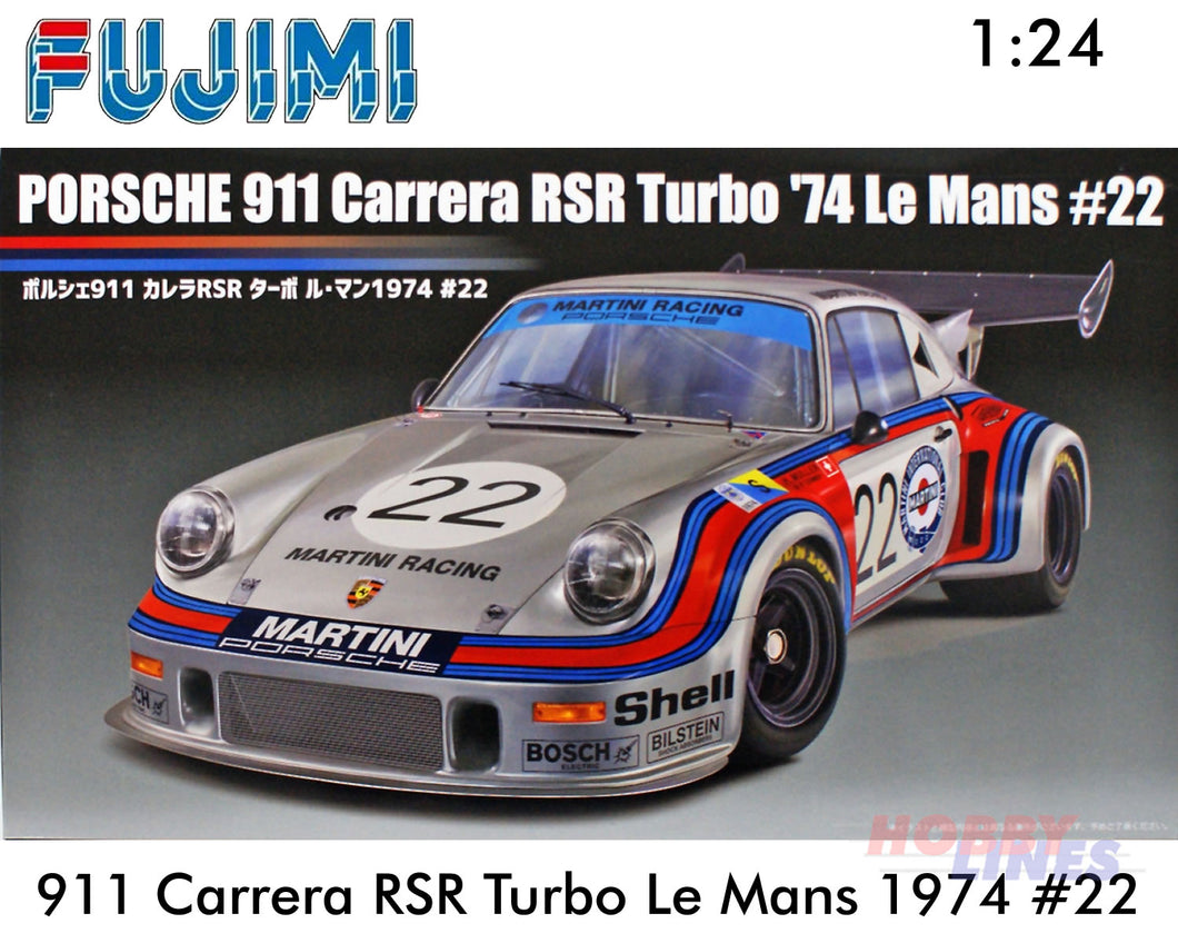 PORSCHE 911 Carrera RSR Turbo Le Mans 1974 #22 1:24 model kit Fujimi F126487
