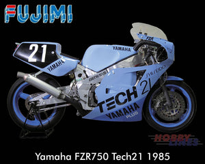 Yamaha FZR750 1985 Shiseido TECH21 racing team 1:12 model kit Fujimi F141312