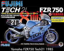 Load image into Gallery viewer, Yamaha FZR750 1985 Shiseido TECH21 racing team 1:12 model kit Fujimi F141312
