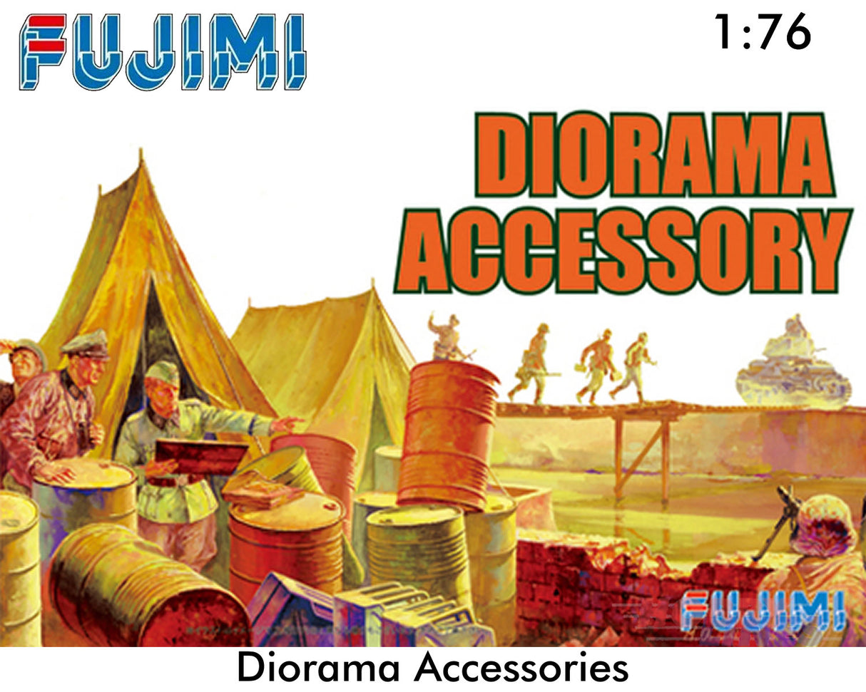 African Front WWII DIORAMA ACCESSORIES SET 1:76 scale model Fujimi F761237