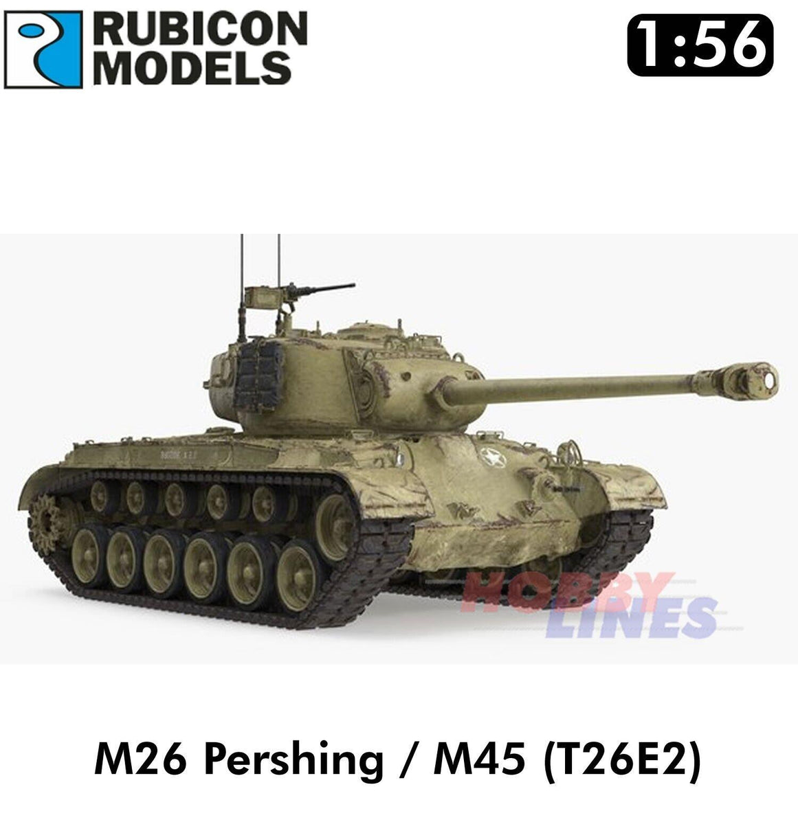 M26 Pershing Tank M45 T26e2 Heavy Medium 156 Rubicon Models 280116