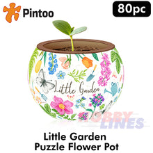Load image into Gallery viewer, 3D Puzzle FLOWERPOT Little Garden 80 pieces PINTOO Puzzles K1054
