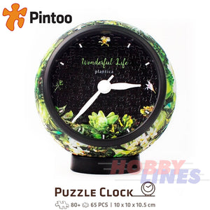 3D Puzzle Clock PLANTICA ELEGANT NOTATION 145pc Desk Clock PINTOO Puzzles KC1038