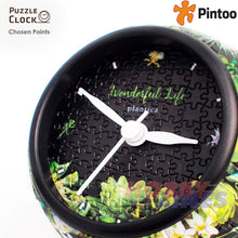 Load image into Gallery viewer, 3D Puzzle Clock PLANTICA ELEGANT NOTATION 145pc Desk Clock PINTOO Puzzles KC1038
