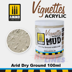 VIGNETTES ACRYLICS Mud Earth Sand Concrete Asphalt  Full Range AMMO Mig Jimenez