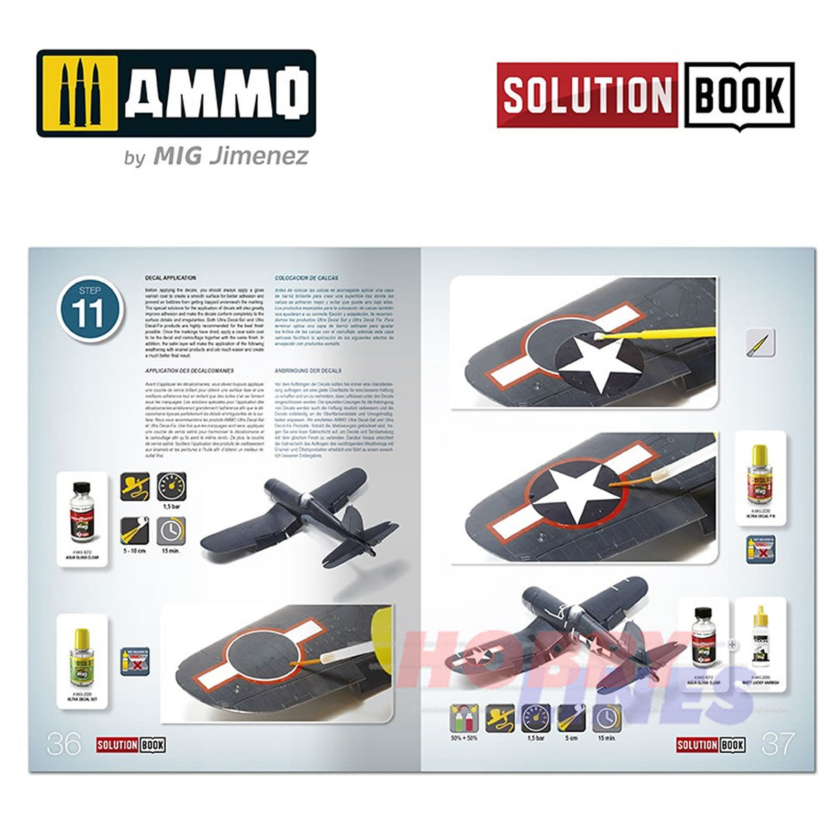 How to Paint WWII US Navy Late Aircraft SOLUTION BOOK Ammo Mig MIG6523