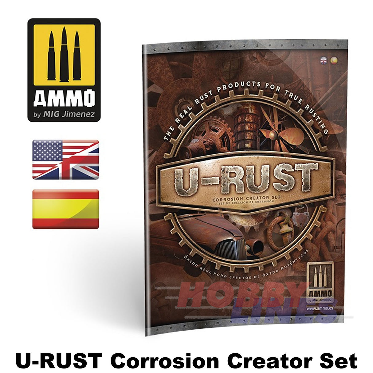 U-RUST Corrosion Creator Set Create Effects Oxidation process Ammo Mig AMIG7460