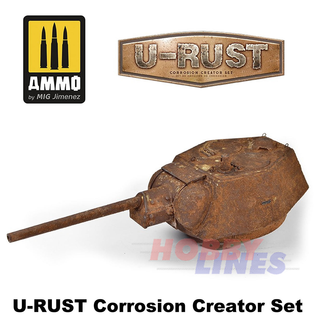 U-RUST Corrosion Creator Set Create Effects Oxidation process Ammo Mig AMIG7460
