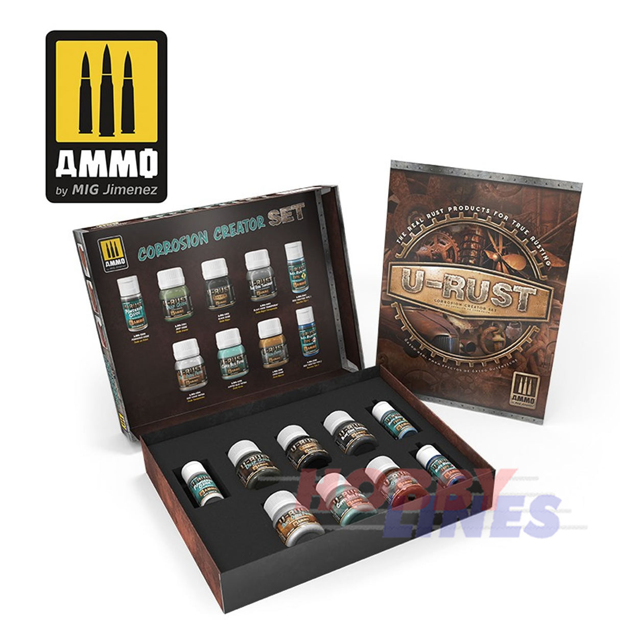 U-RUST Corrosion Creator Set Create Effects Oxidation process Ammo Mig AMIG7460
