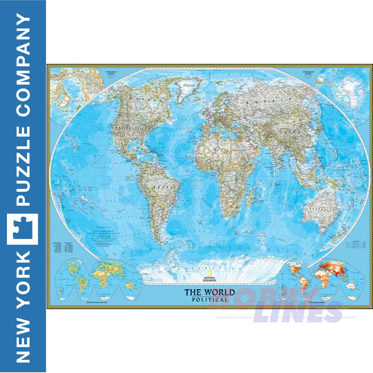 National Geographic THE WORLD New York Puzzle Company 1000pc Jigsaw NPZNG1601