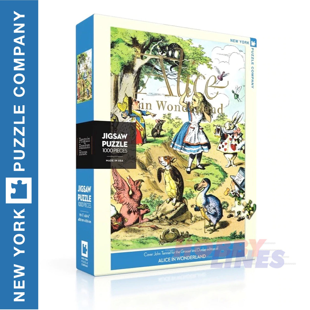ALICE IN WONDERLAND Lewis Caroll New York Puzzle Company 1000pc Jigsaw NPZPG2061