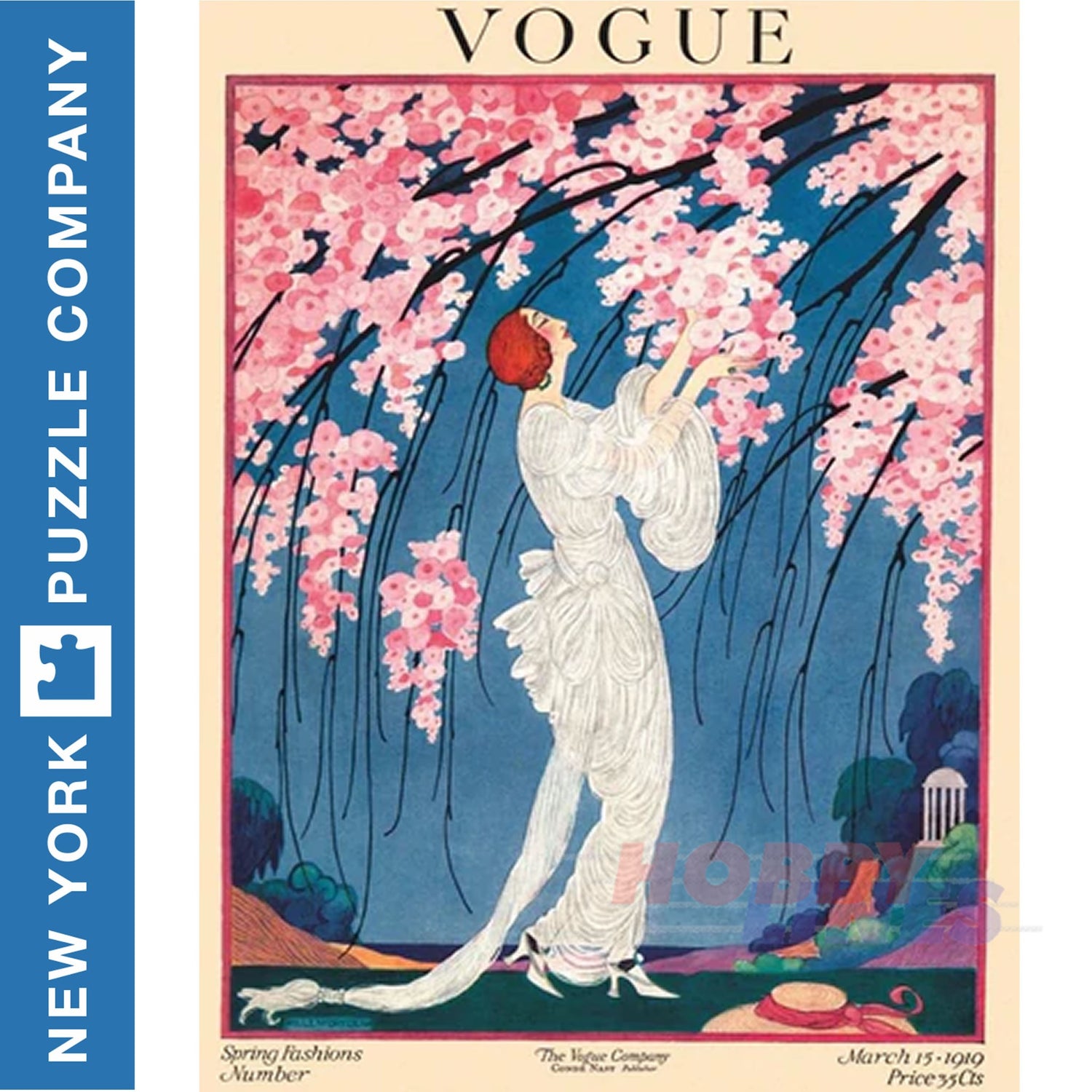 Vogue CHERRY BLOSSOMS New York Puzzle Company 1000pc Jigsaw NPZVG1706