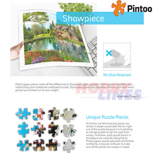 Showpiece Puzzle  GOODNIGHT TIGER 20" x 32" 1000pc PINTOO H2146