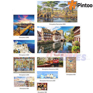 Showpiece Puzzle BEAUTIFUL DUSK IN FRENCH ALPS RESORT 20x32" 1000pc PINTOO H1797