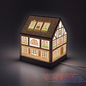 3D Puzzle House Latern HALF TIMBERED HOUSE LED 208 pcs PINTOO Puzzles R1006