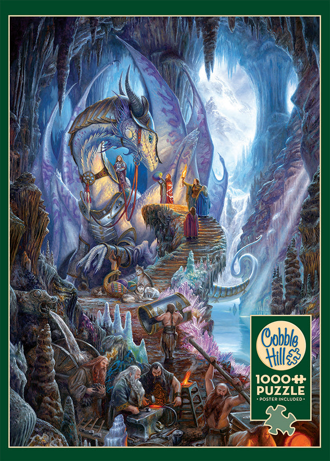 Cobble Hill Matthew Stewart DRAGONFORGE Quality 1000pc Jigsaw Puzzle 80104