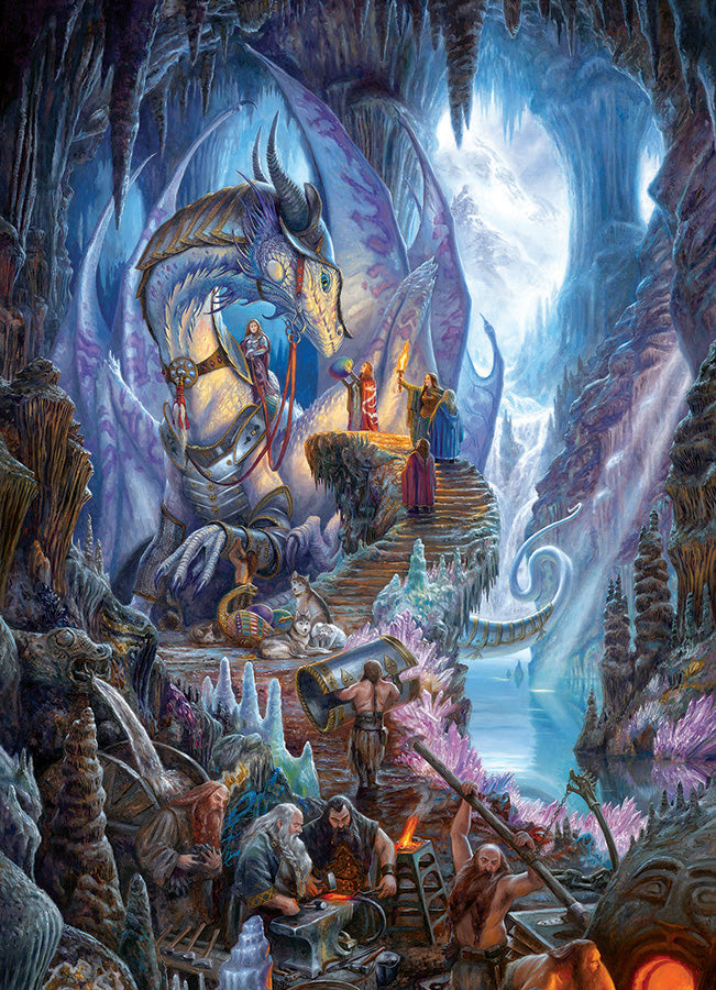 Cobble Hill Matthew Stewart DRAGONFORGE Quality 1000pc Jigsaw Puzzle 80104